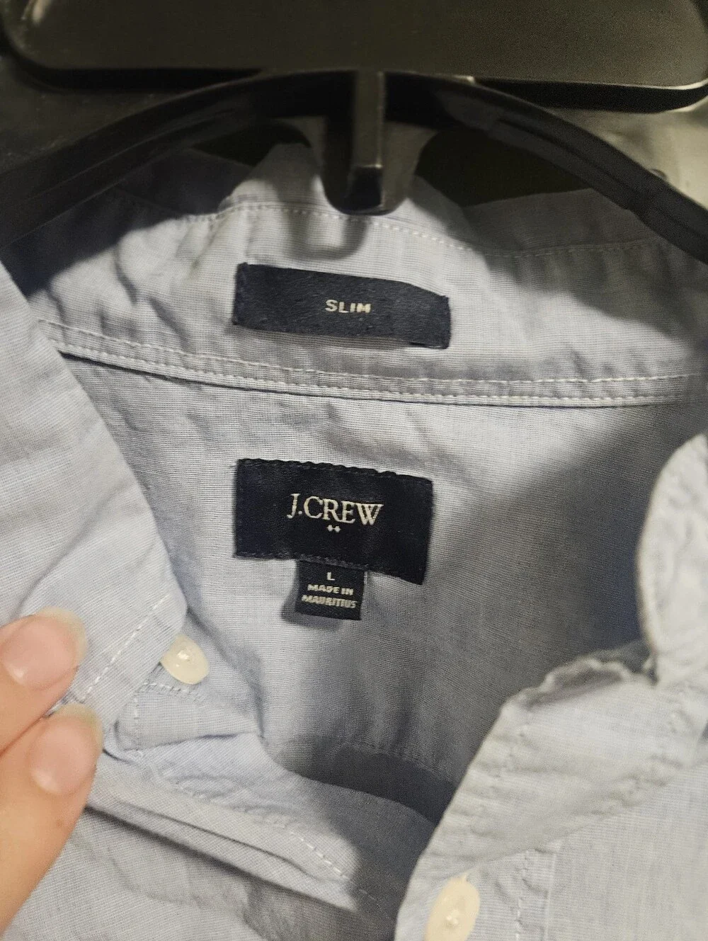 NWOT J.crew Light Blue Linen Shirt